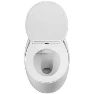 Унитаз подвесной ArtMax Forli AM020CHR безободковый с сиденьем микролифт белый